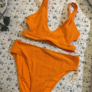 Aerie BRAND new orange swimmers!!!